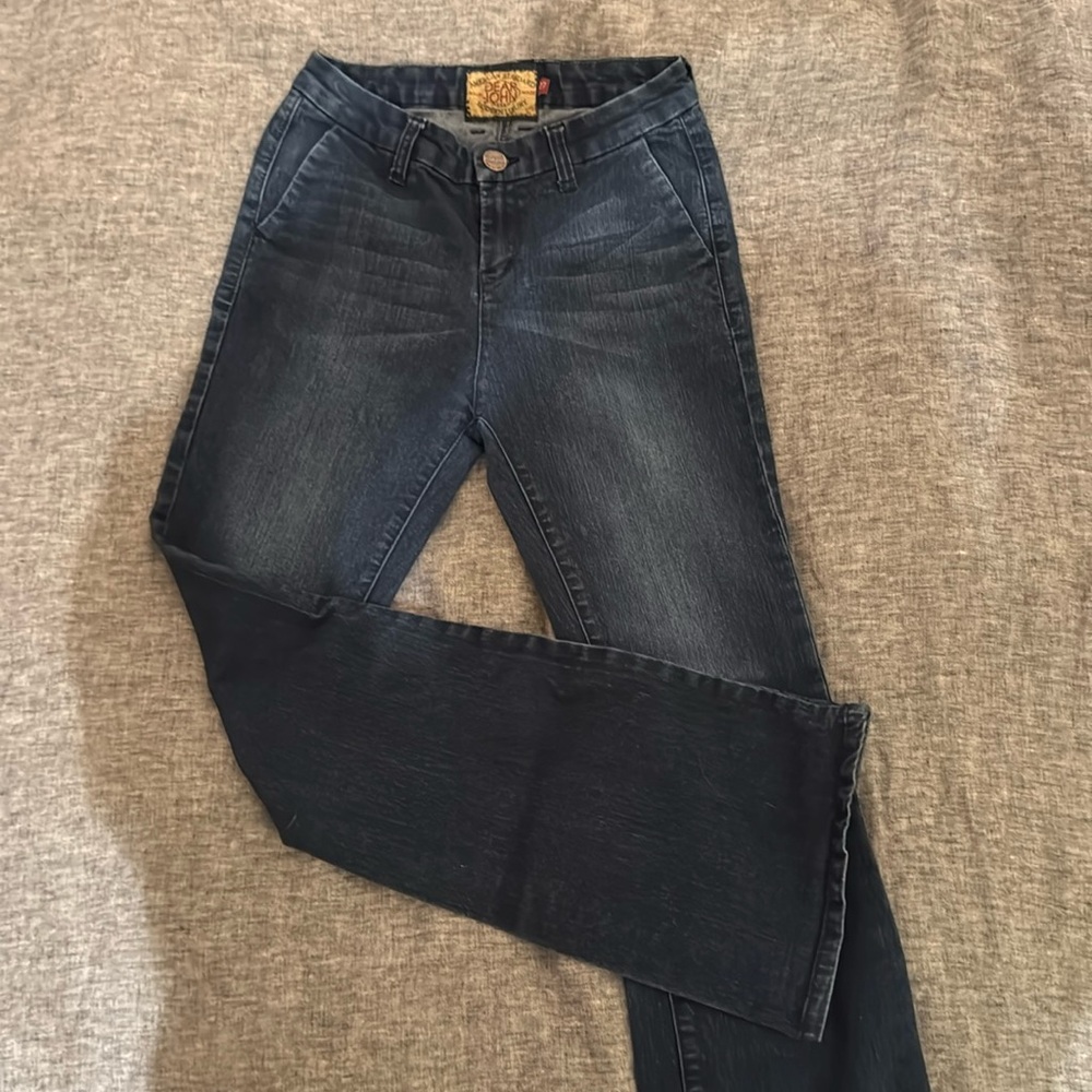 Dear John Boot Cut Flare Jeans - Dark Wash - Women’s 27